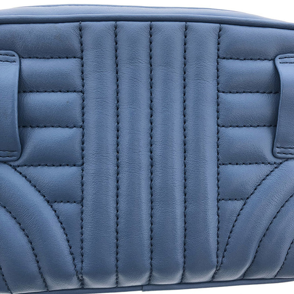 Prada 2way Belt Chain Shoulder Bag Soft Calf Light Blue - Picture 4 of 8